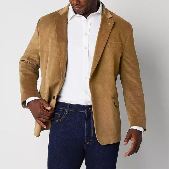 Stafford Other - Stafford Mens Size 42R Brown Classic Fit Sports Coat Corduroy Single Breasted